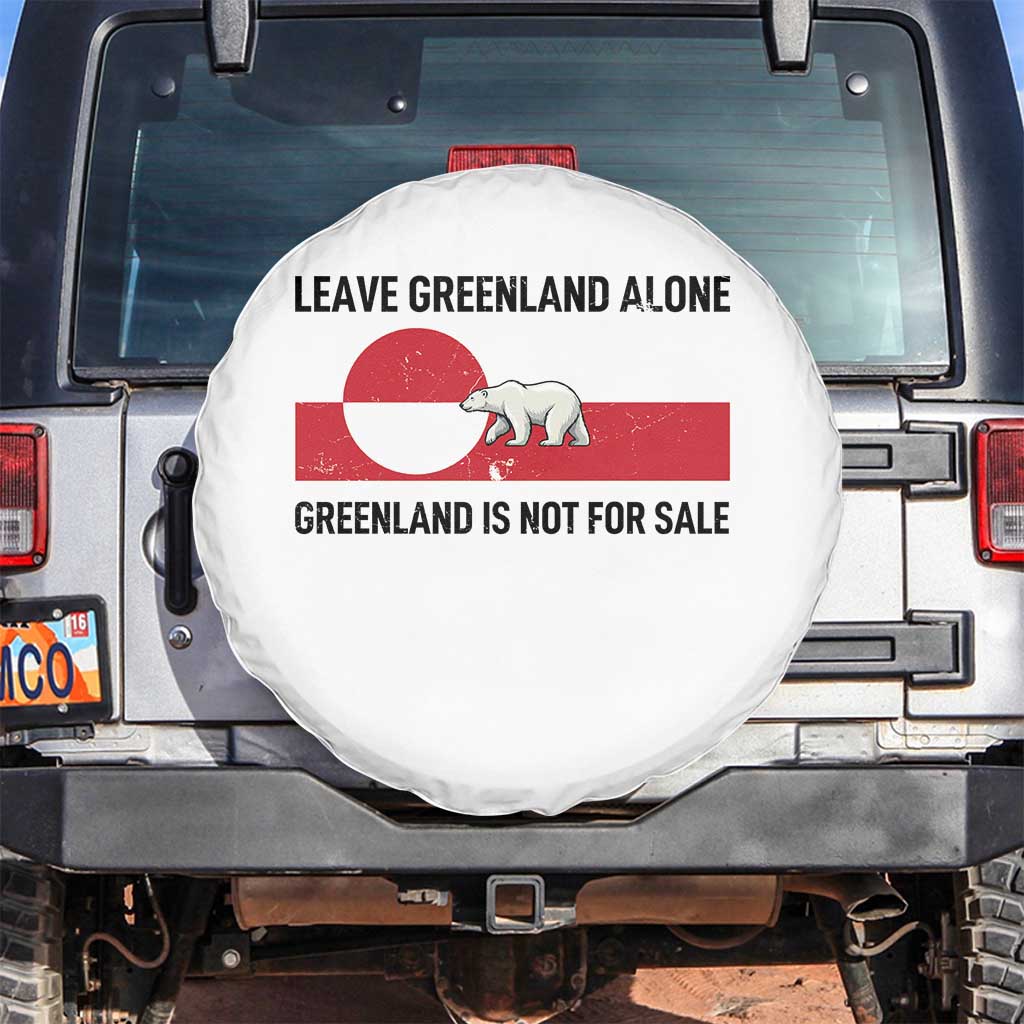 Leave Greenland Alone Polar Bear Protest Spare Tire Cover Not For Sale Patriotic Flag