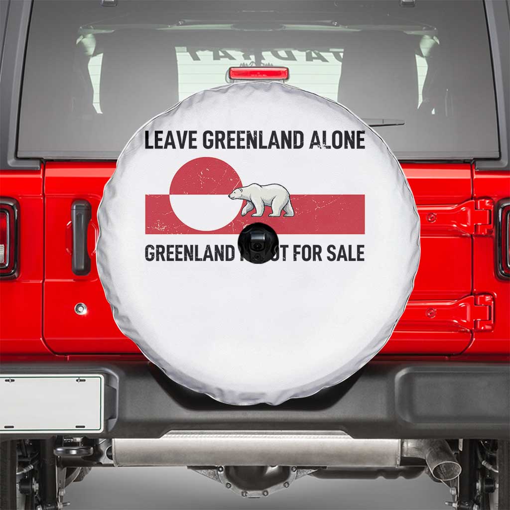 Leave Greenland Alone Polar Bear Protest Spare Tire Cover Not For Sale Patriotic Flag