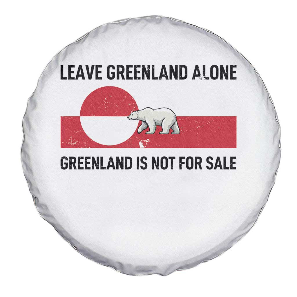 Leave Greenland Alone Polar Bear Protest Spare Tire Cover Not For Sale Patriotic Flag