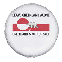 Leave Greenland Alone Polar Bear Protest Spare Tire Cover Not For Sale Patriotic Flag