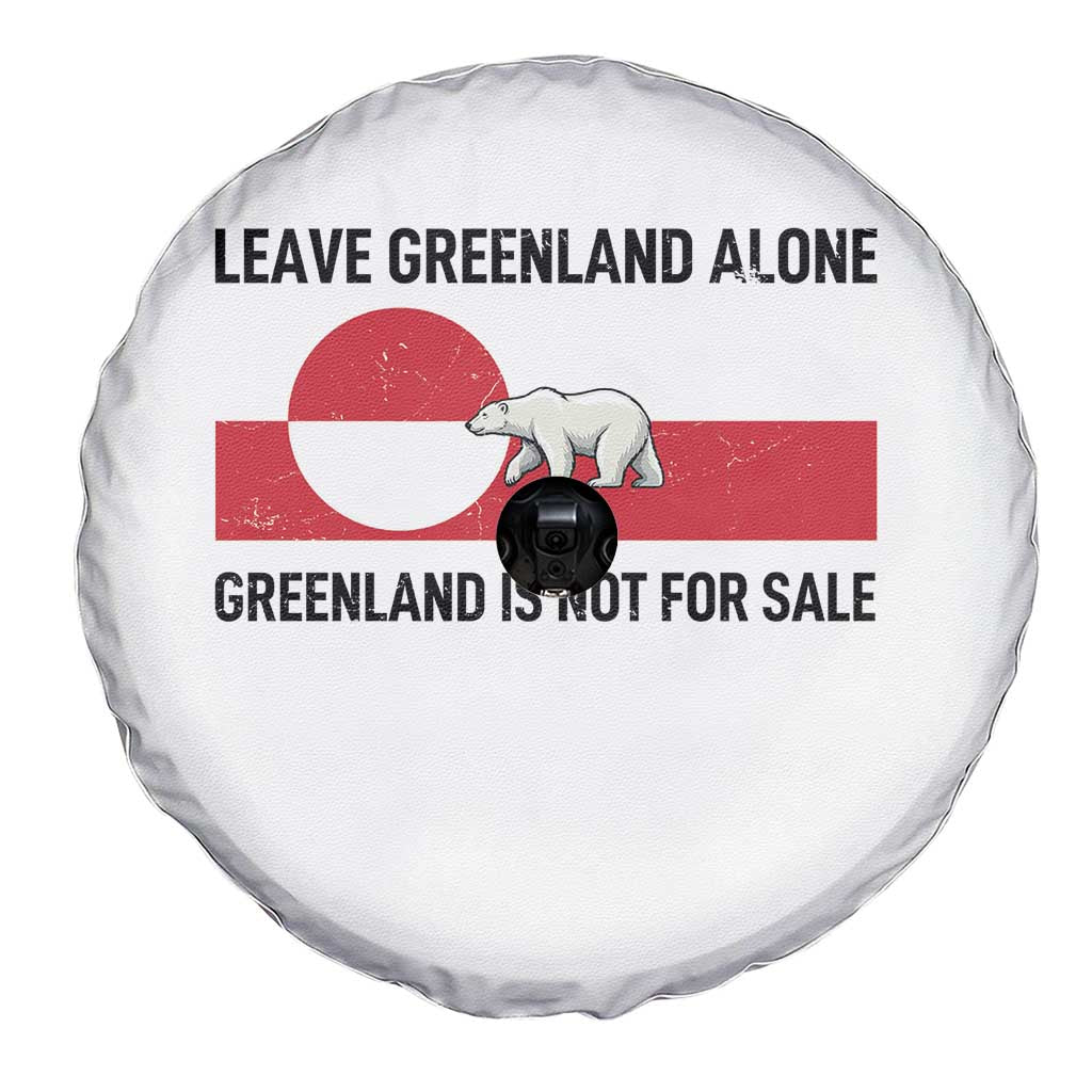 Leave Greenland Alone Polar Bear Protest Spare Tire Cover Not For Sale Patriotic Flag