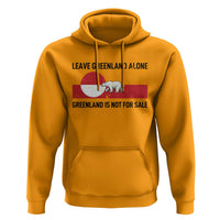 Leave Greenland Alone Polar Bear Protest Hoodie Not For Sale Patriotic Flag