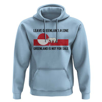 Leave Greenland Alone Polar Bear Protest Hoodie Not For Sale Patriotic Flag