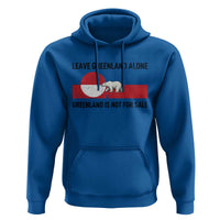 Leave Greenland Alone Polar Bear Protest Hoodie Not For Sale Patriotic Flag