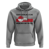 Leave Greenland Alone Polar Bear Protest Hoodie Not For Sale Patriotic Flag
