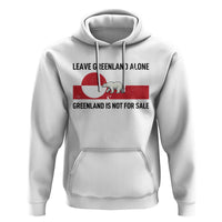Leave Greenland Alone Polar Bear Protest Hoodie Not For Sale Patriotic Flag