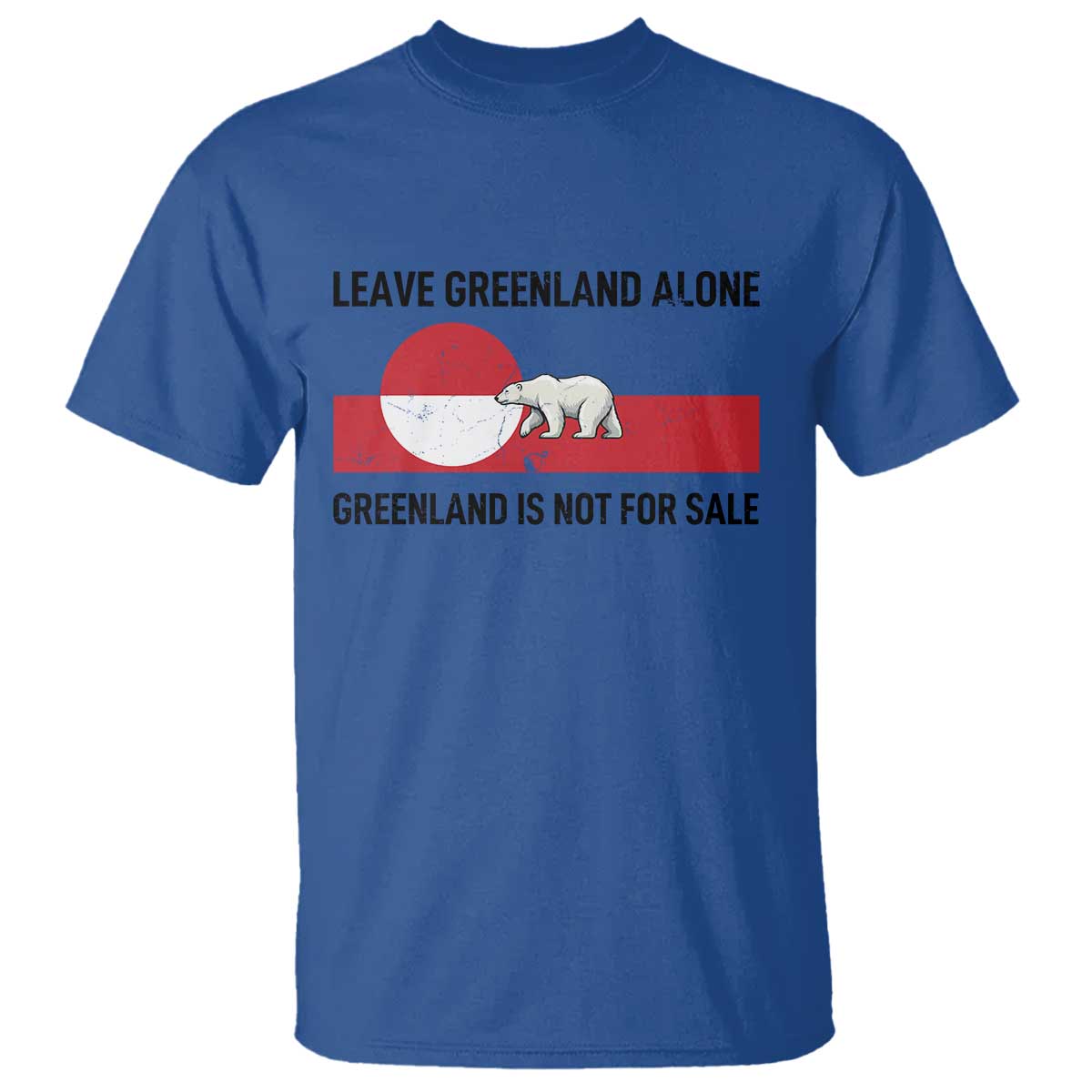 Leave Greenland Alone Polar Bear Protest T Shirt Not For Sale Patriotic Flag