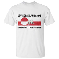 Leave Greenland Alone Polar Bear Protest T Shirt Not For Sale Patriotic Flag