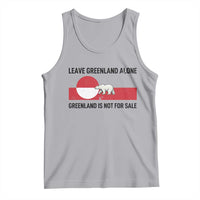 Leave Greenland Alone Polar Bear Protest Tank Top Not For Sale Patriotic Flag