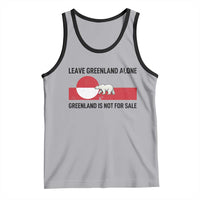 Leave Greenland Alone Polar Bear Protest Tank Top Not For Sale Patriotic Flag