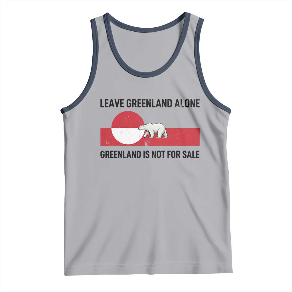Leave Greenland Alone Polar Bear Protest Tank Top Not For Sale Patriotic Flag