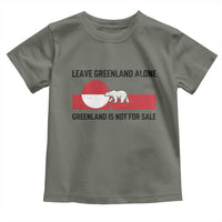 Leave Greenland Alone Polar Bear Protest Toddler T Shirt Not For Sale Patriotic Flag