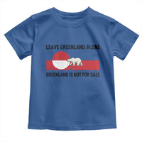 Leave Greenland Alone Polar Bear Protest Toddler T Shirt Not For Sale Patriotic Flag