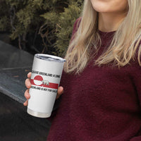 Leave Greenland Alone Polar Bear Protest Tumbler Cup Not For Sale Patriotic Flag