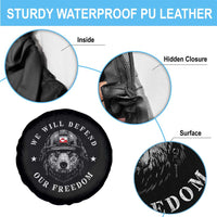 Greenland Bear We Will Defend Our Freedom Spare Tire Cover Polar Bear Soldier National Pride