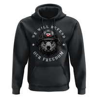 Greenland Bear We Will Defend Our Freedom Hoodie Polar Bear Soldier National Pride