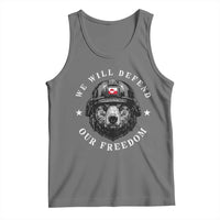 Greenland Bear We Will Defend Our Freedom Tank Top Polar Bear Soldier National Pride