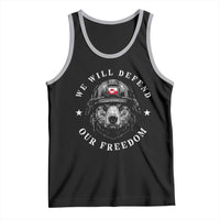 Greenland Bear We Will Defend Our Freedom Tank Top Polar Bear Soldier National Pride