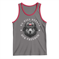 Greenland Bear We Will Defend Our Freedom Tank Top Polar Bear Soldier National Pride