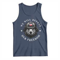 Greenland Bear We Will Defend Our Freedom Tank Top Polar Bear Soldier National Pride