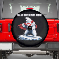 Heroic Polar Bear Leave Greenland Alone Spare Tire Cover Patriotic Island Sovereignty Protest