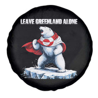 Heroic Polar Bear Leave Greenland Alone Spare Tire Cover Patriotic Island Sovereignty Protest