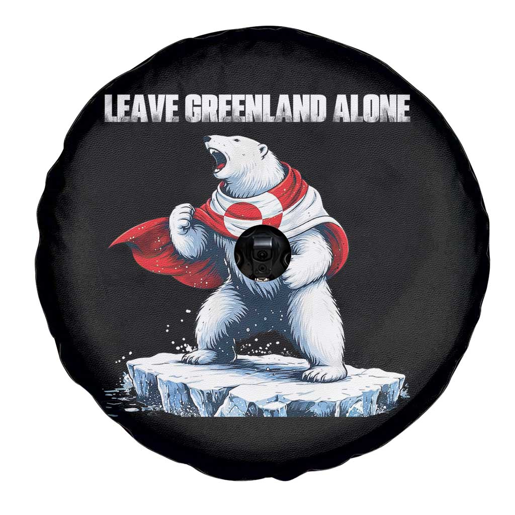 Heroic Polar Bear Leave Greenland Alone Spare Tire Cover Patriotic Island Sovereignty Protest