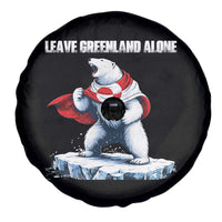 Heroic Polar Bear Leave Greenland Alone Spare Tire Cover Patriotic Island Sovereignty Protest