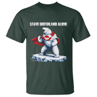 Heroic Polar Bear Leave Greenland Alone T Shirt Patriotic Island Sovereignty Protest