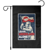 Leave Greenland Alone Vintage Poster Graphic Garden Flag Retro Polar Bear Waving Flag Patriot
