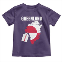Greenland Not For Sale Patriotic Toddler T Shirt Grunge Flag and Price Tag Protest