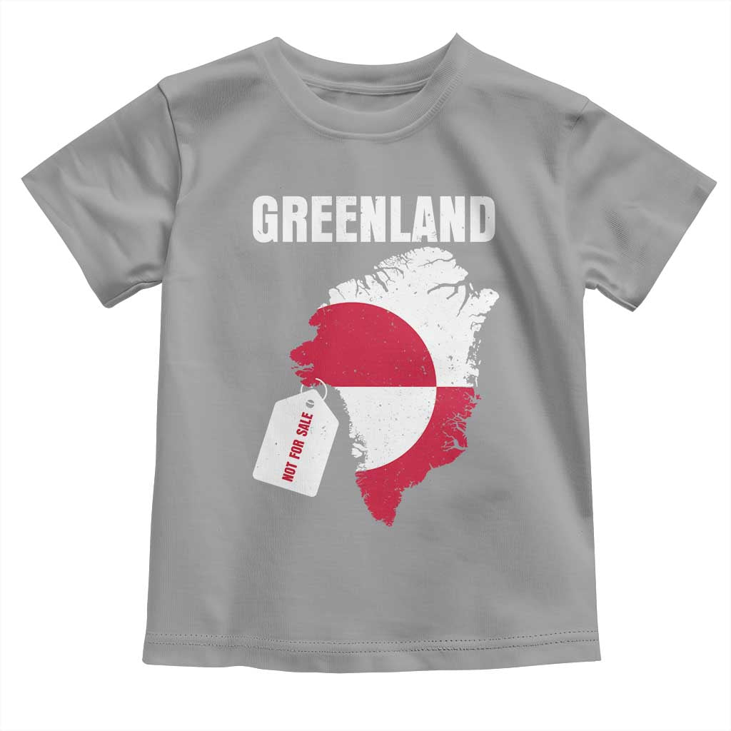 Greenland Not For Sale Patriotic Toddler T Shirt Grunge Flag and Price Tag Protest