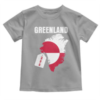 Greenland Not For Sale Patriotic Toddler T Shirt Grunge Flag and Price Tag Protest