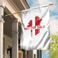 Denmark Stand With Greenland Not For Sale Garden Flag Danish Flag Unity Support Protest