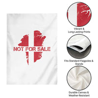 Denmark Stand With Greenland Not For Sale Garden Flag Danish Flag Unity Support Protest