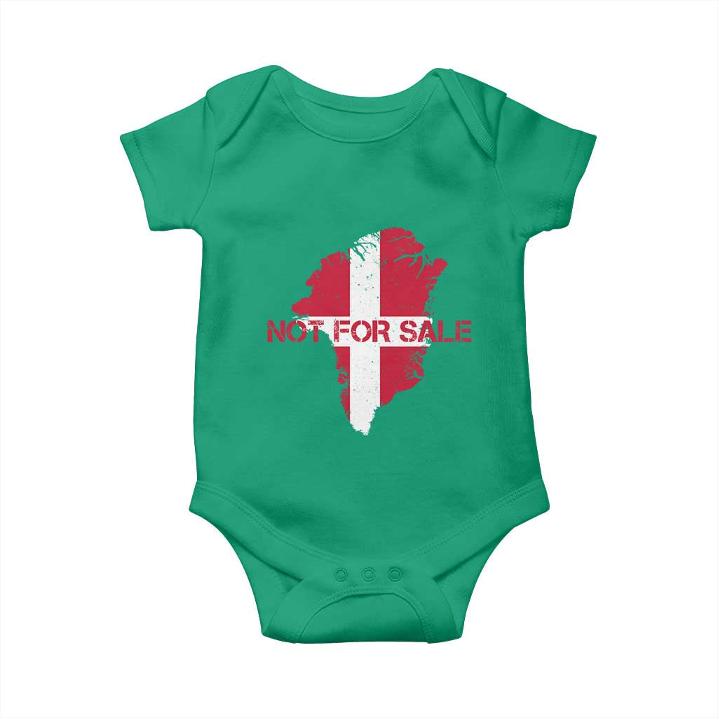 Denmark Stand With Greenland Not For Sale Baby Onesie Danish Flag Unity Support Protest