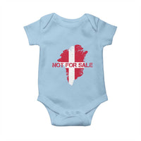 Denmark Stand With Greenland Not For Sale Baby Onesie Danish Flag Unity Support Protest