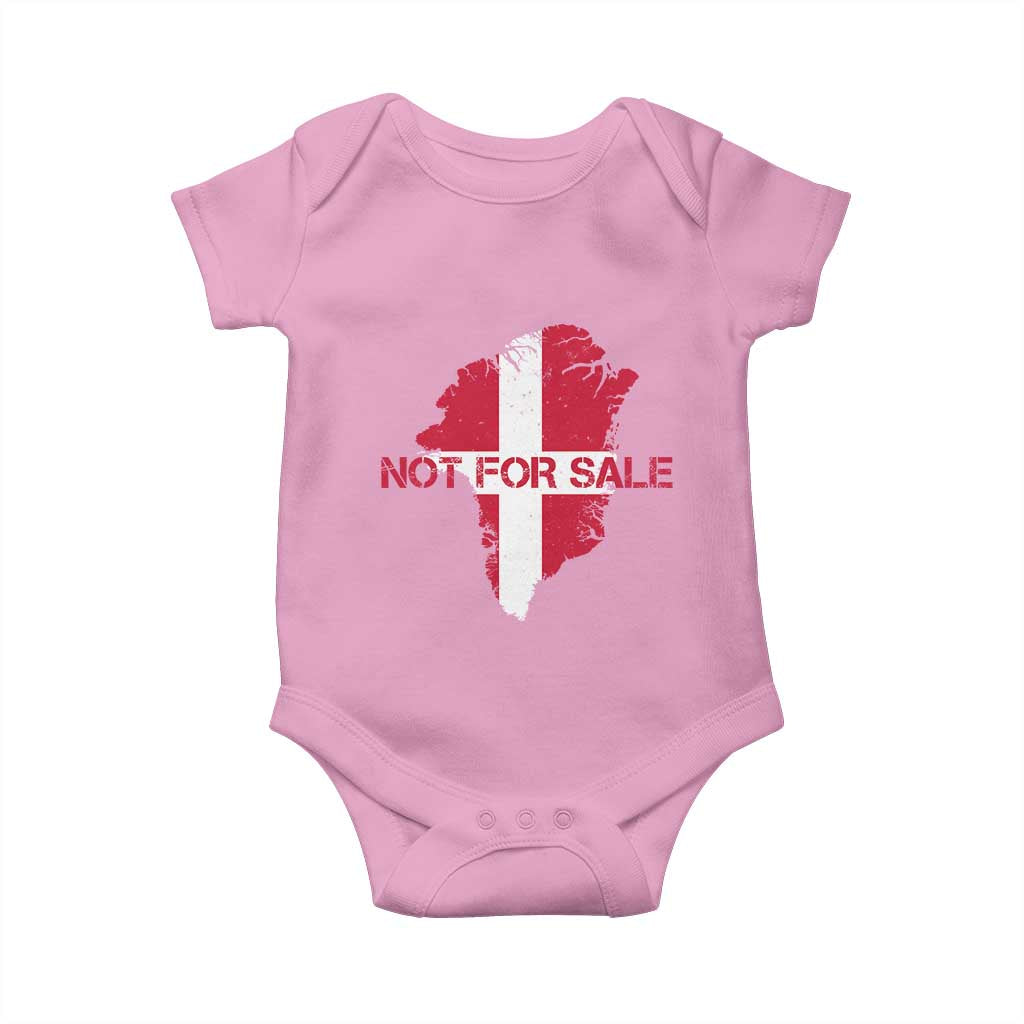 Denmark Stand With Greenland Not For Sale Baby Onesie Danish Flag Unity Support Protest