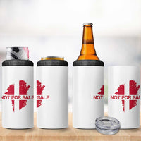 Denmark Stand With Greenland Not For Sale 4 in 1 Can Cooler Tumbler Danish Flag Unity Support Protest