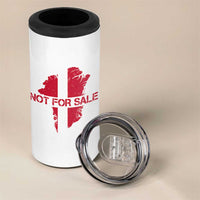 Denmark Stand With Greenland Not For Sale 4 in 1 Can Cooler Tumbler Danish Flag Unity Support Protest