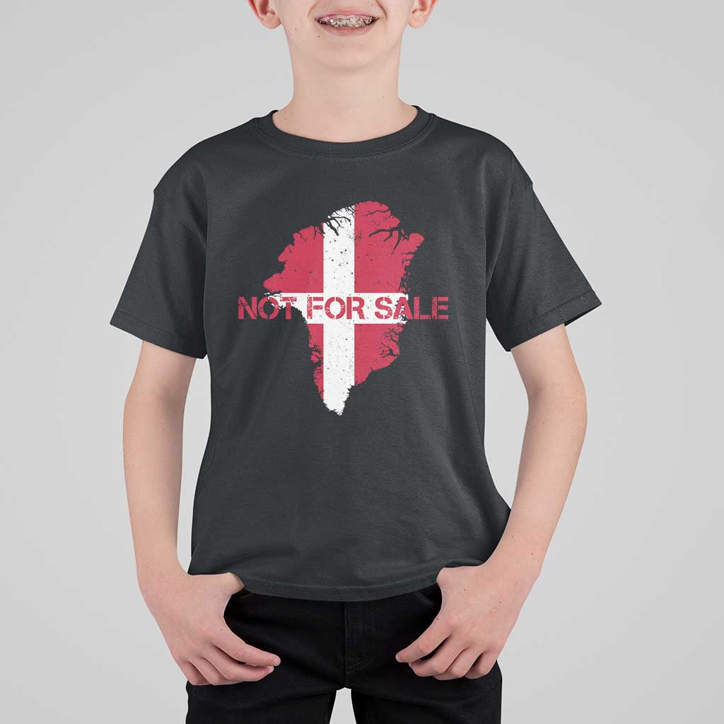 Denmark Stand With Greenland Not For Sale T Shirt For Kid Danish Flag Unity Support Protest