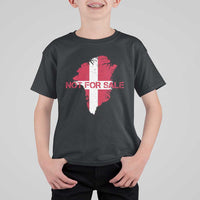 Denmark Stand With Greenland Not For Sale T Shirt For Kid Danish Flag Unity Support Protest