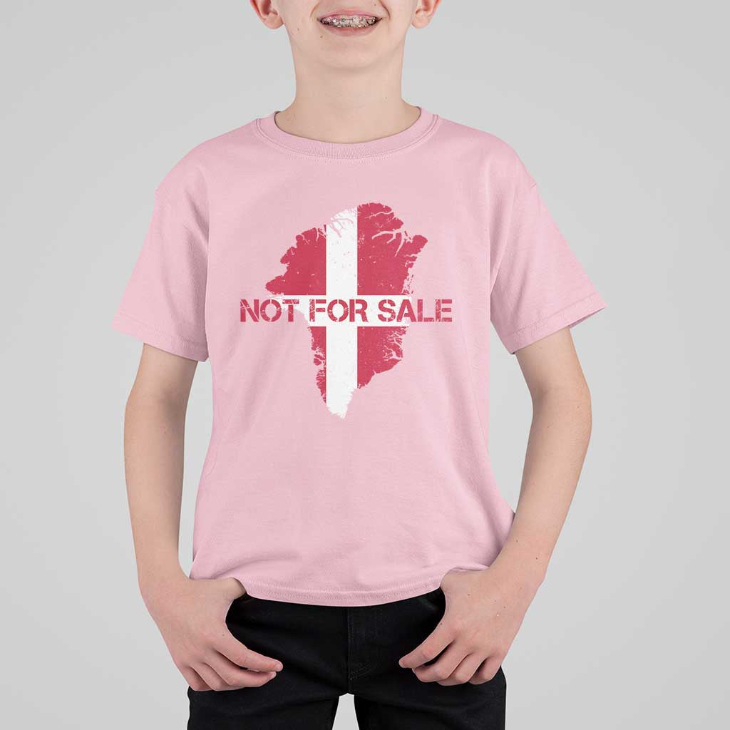 Denmark Stand With Greenland Not For Sale T Shirt For Kid Danish Flag Unity Support Protest
