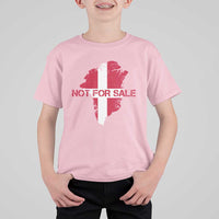 Denmark Stand With Greenland Not For Sale T Shirt For Kid Danish Flag Unity Support Protest