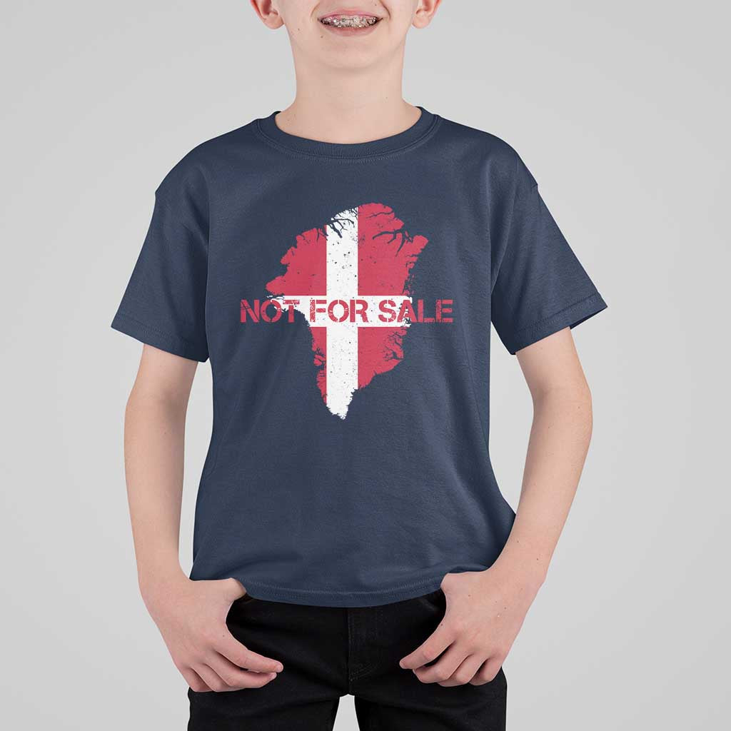 Denmark Stand With Greenland Not For Sale T Shirt For Kid Danish Flag Unity Support Protest