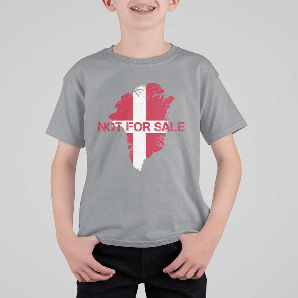 Denmark Stand With Greenland Not For Sale T Shirt For Kid Danish Flag Unity Support Protest