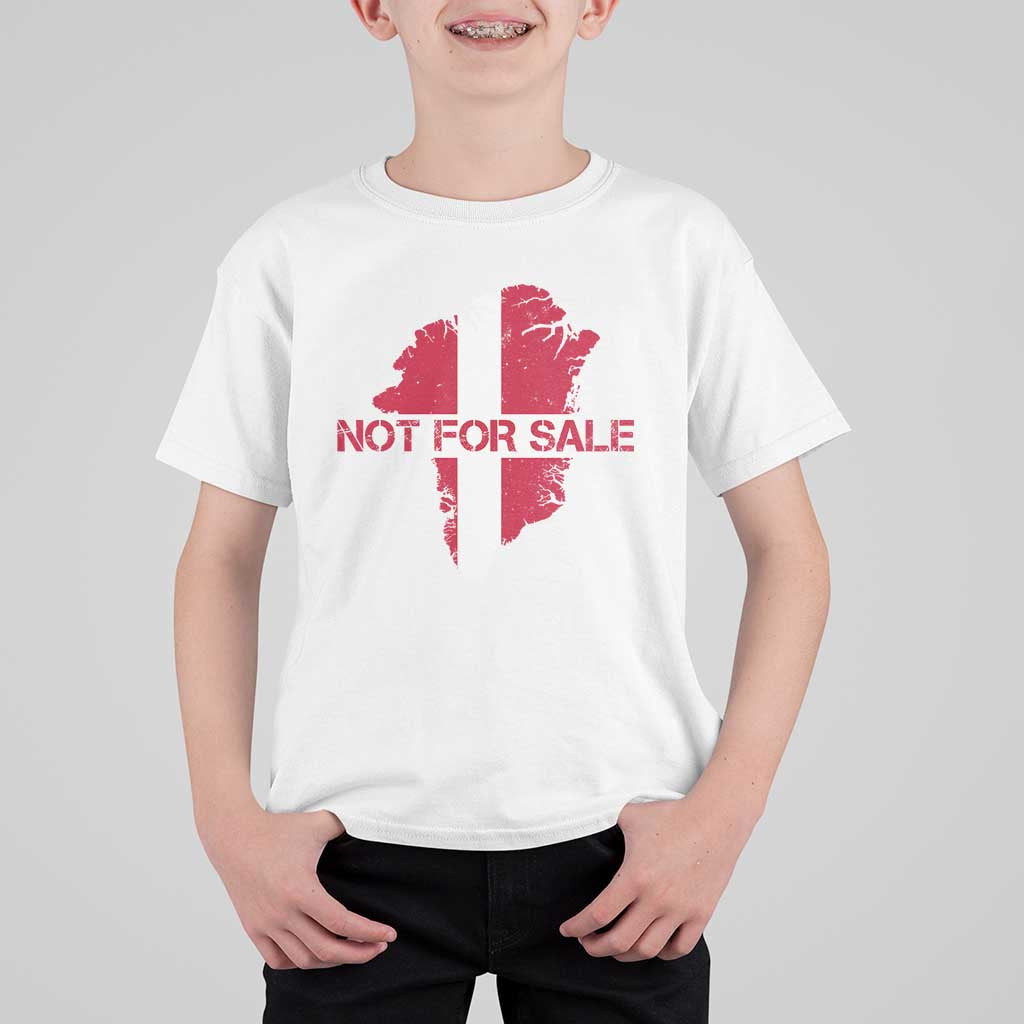 Denmark Stand With Greenland Not For Sale T Shirt For Kid Danish Flag Unity Support Protest