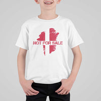 Denmark Stand With Greenland Not For Sale T Shirt For Kid Danish Flag Unity Support Protest