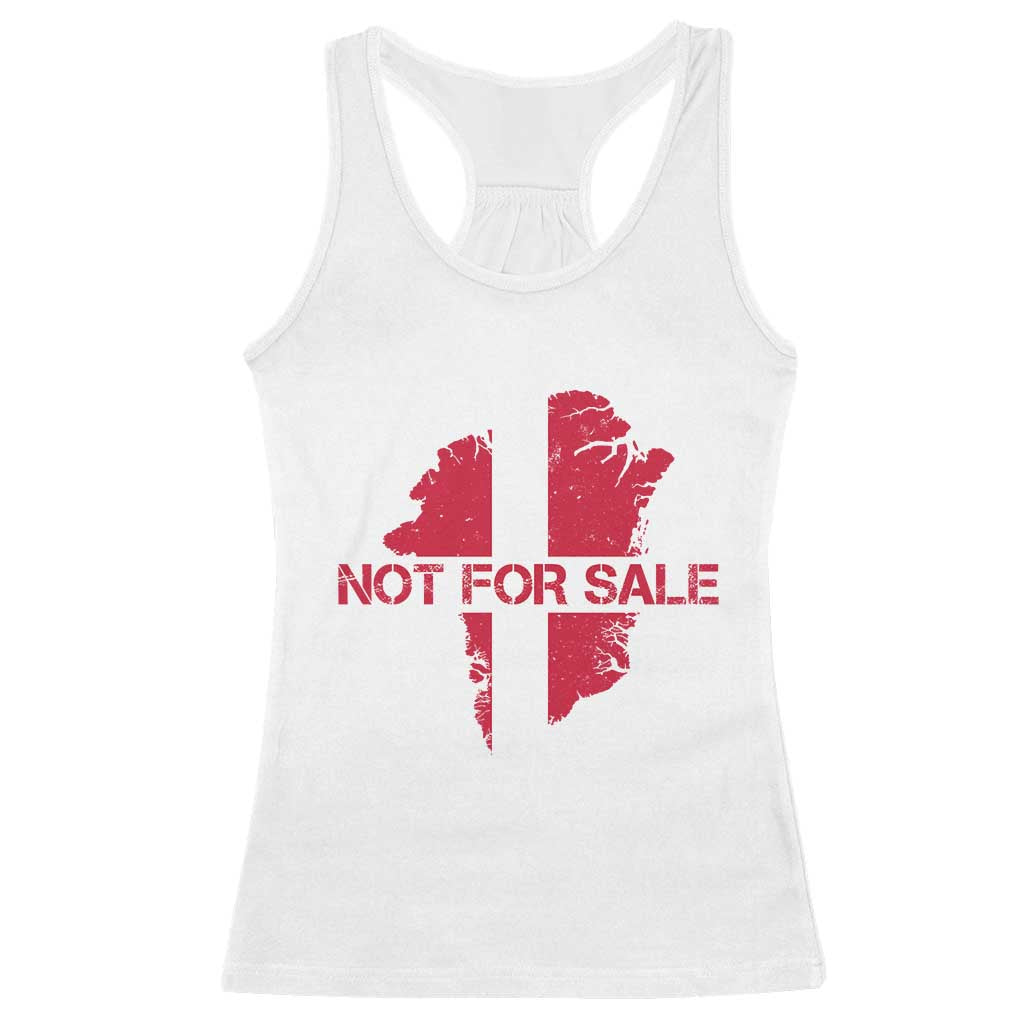 Denmark Stand With Greenland Not For Sale Racerback Tank Top Danish Flag Unity Support Protest