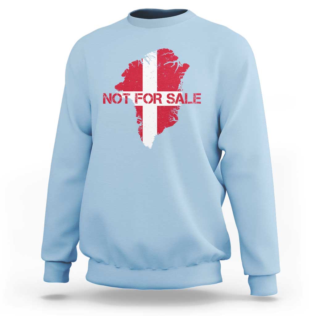 Denmark Stand With Greenland Not For Sale Sweatshirt Danish Flag Unity Support Protest